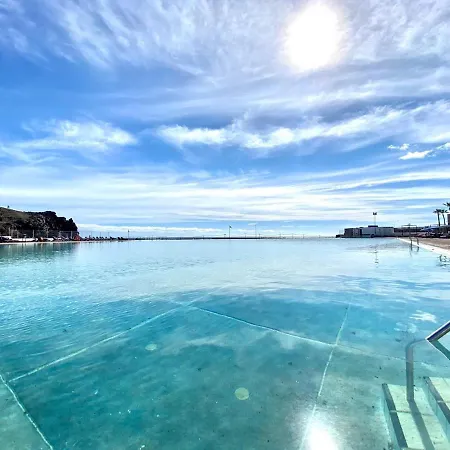 With Pool,wifi Near The Beach In Apartment Costa Del Silencio